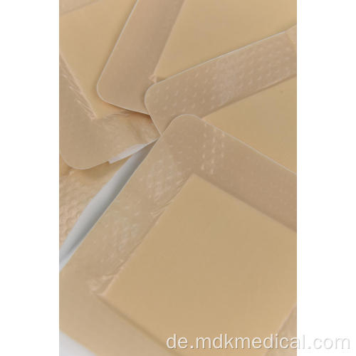 Weiches silikonabsorbierendes Schaumstoff-Verband 10x10cm für Wundpflege